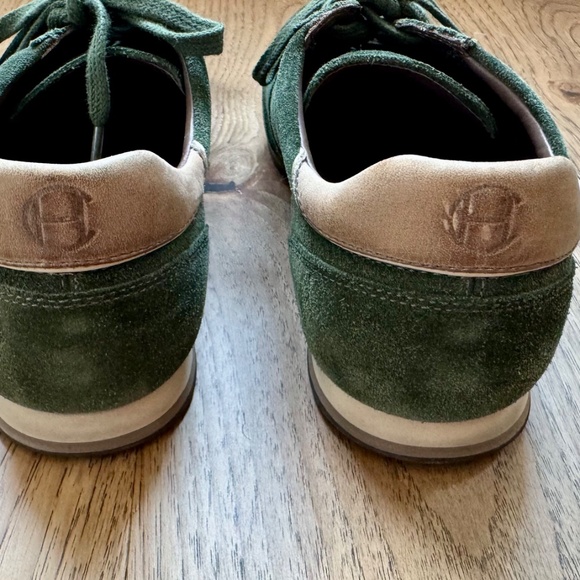 Men's Cole Haan Green Suede Bowling Style Shoes 9M Style C07824 - Picture 4 of 6